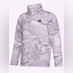 Adidas Boy's White Track Jacket